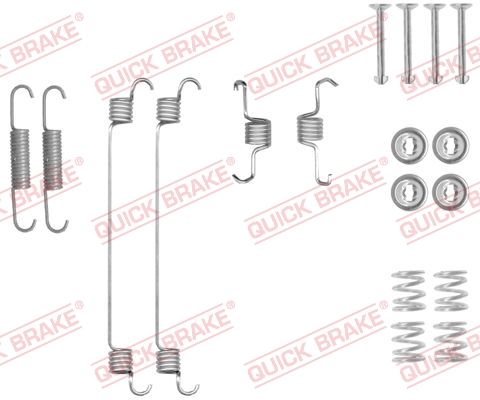 QUICK BRAKE priedų komplektas, stabdžių trinkelės 105-0018